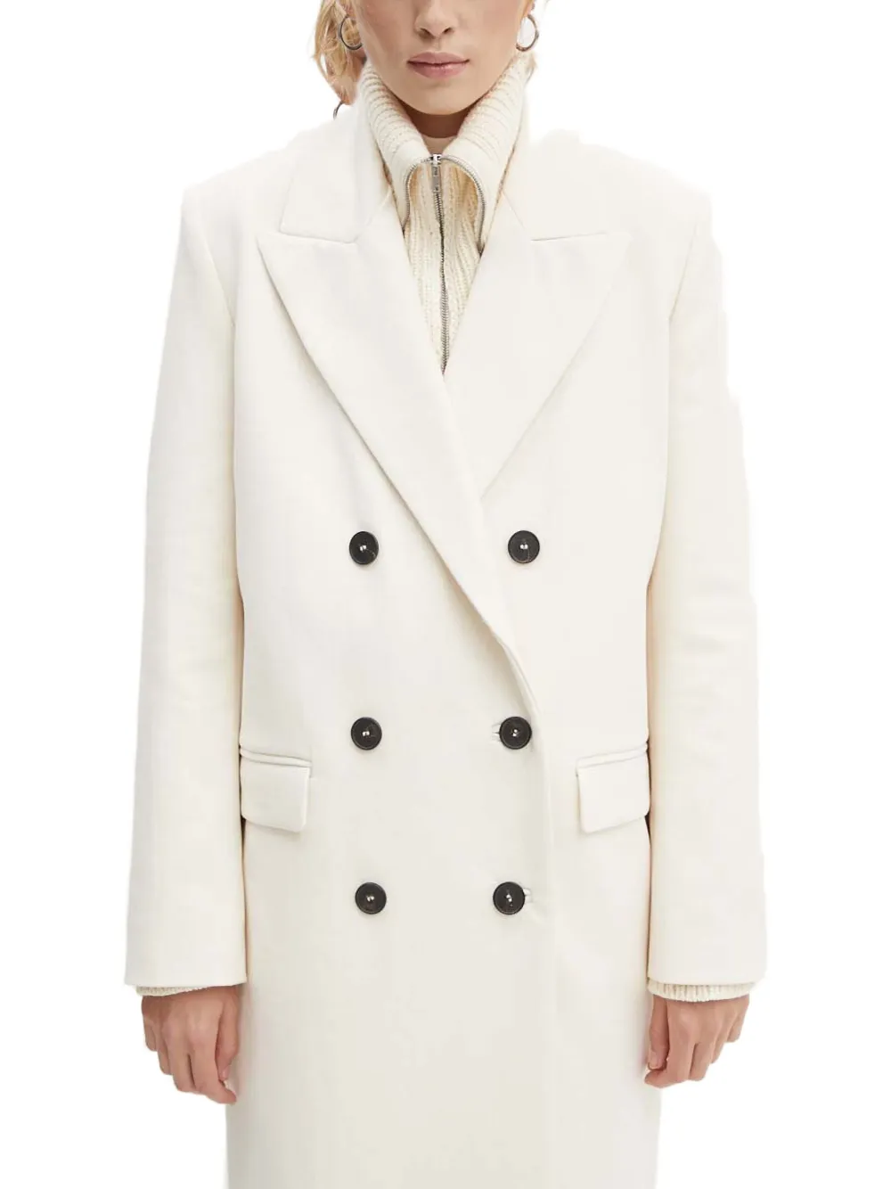 Двубортное пальто Kirissa Iro, белый
Двубортное пальто Kirissa Iro, белый