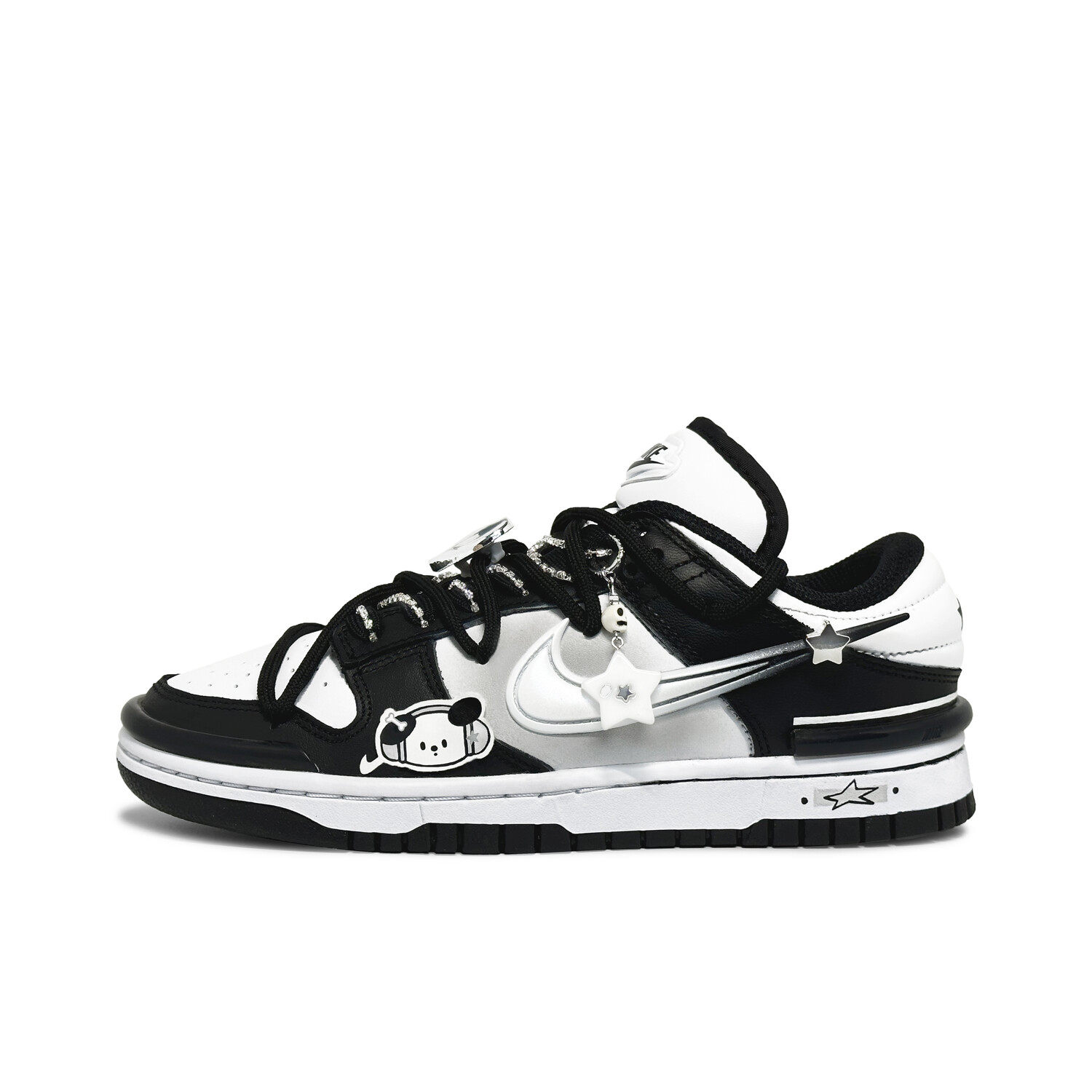 Кроссовки Nike Dunk Skateboarding Shoes Women's Low-top Black/white/grey/silver, черный/белый
Кроссовки Nike Dunk Skateboarding Shoes Women's Low-top Black/white/grey/silver, черный/белый