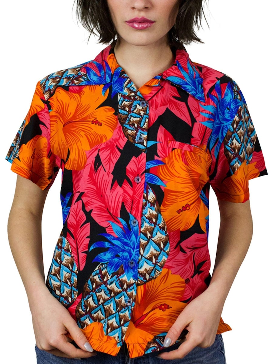 Блуза King Kameha Pineapple Hibiscus Black Line, красный
Блуза King Kameha Pineapple Hibiscus Black Line, красный