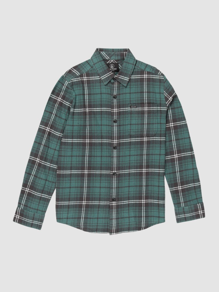Рубашка Volcom Caden Plaid Kids Hemd, sea green
Рубашка Volcom Caden Plaid Kids Hemd, sea green