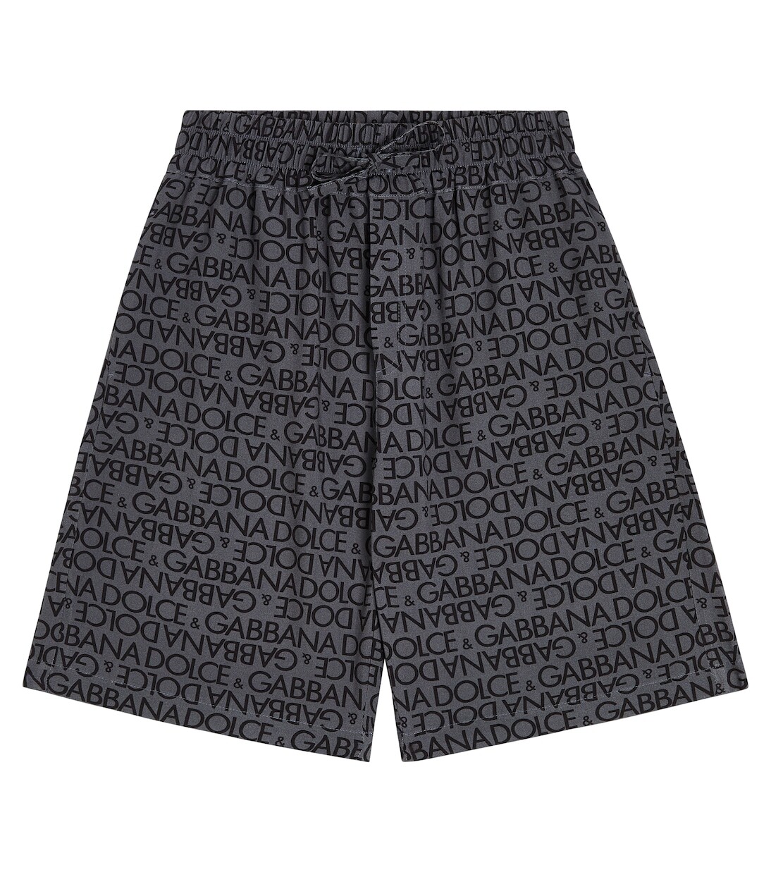 Шорты с логотипом Dolce&Gabbana Kids, черный 
Шорты с логотипом Dolce&Gabbana Kids, черный