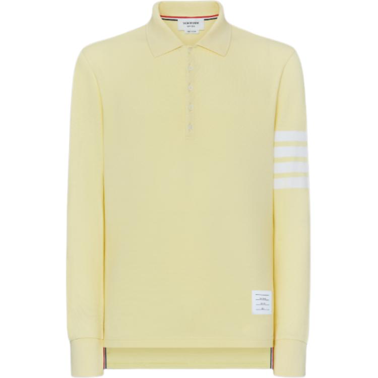 Поло с длинным рукавом 4 bar THOM BROWNE, желтый
Поло с длинным рукавом 4 bar THOM BROWNE, желтый