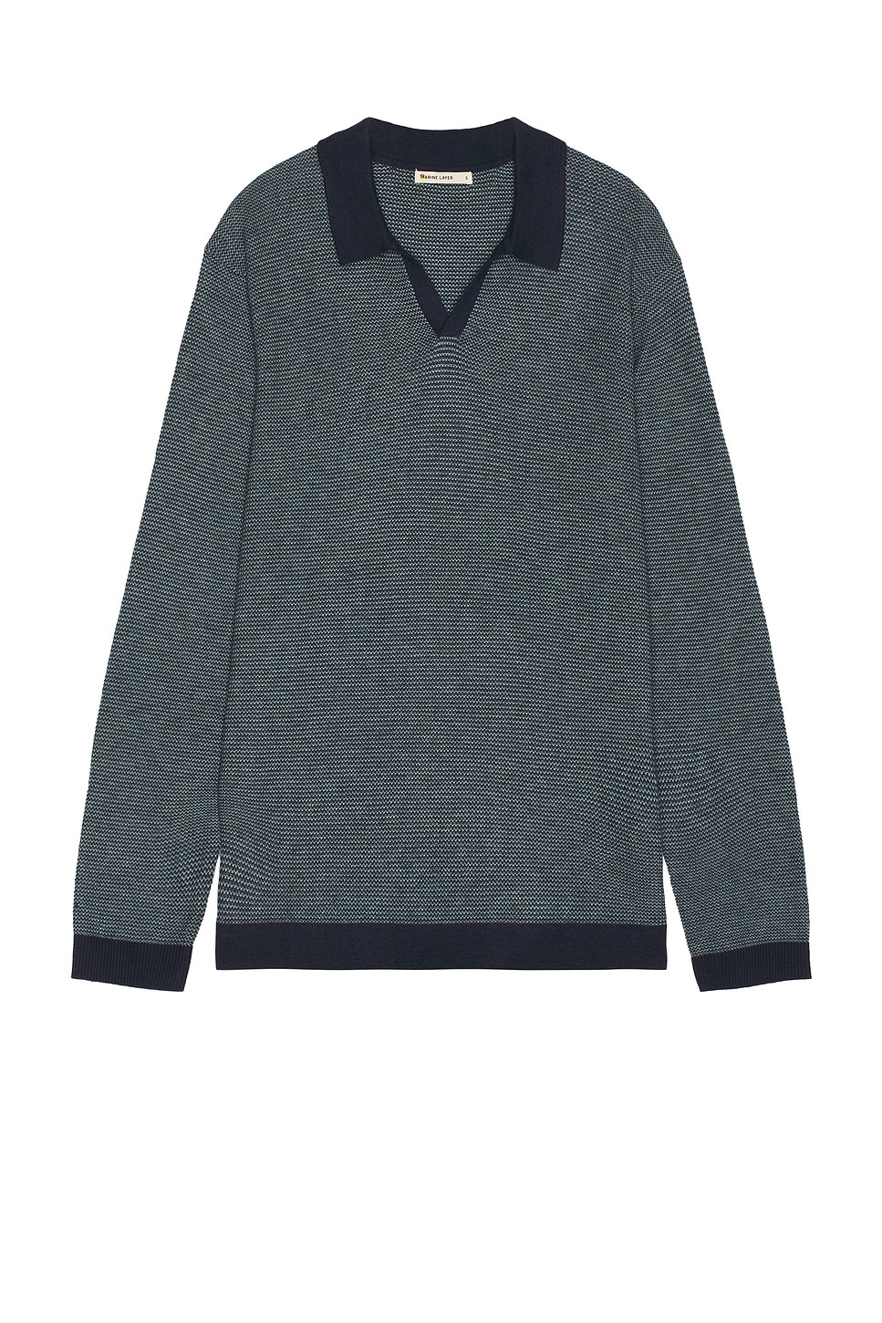 Лиам свитер поло Marine Layer, синий
Лиам свитер поло Marine Layer, синий