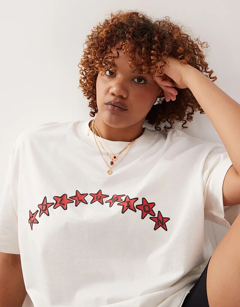 Футболка с принтом звезды COLLUSION Plus
Футболка с принтом звезды COLLUSION Plus