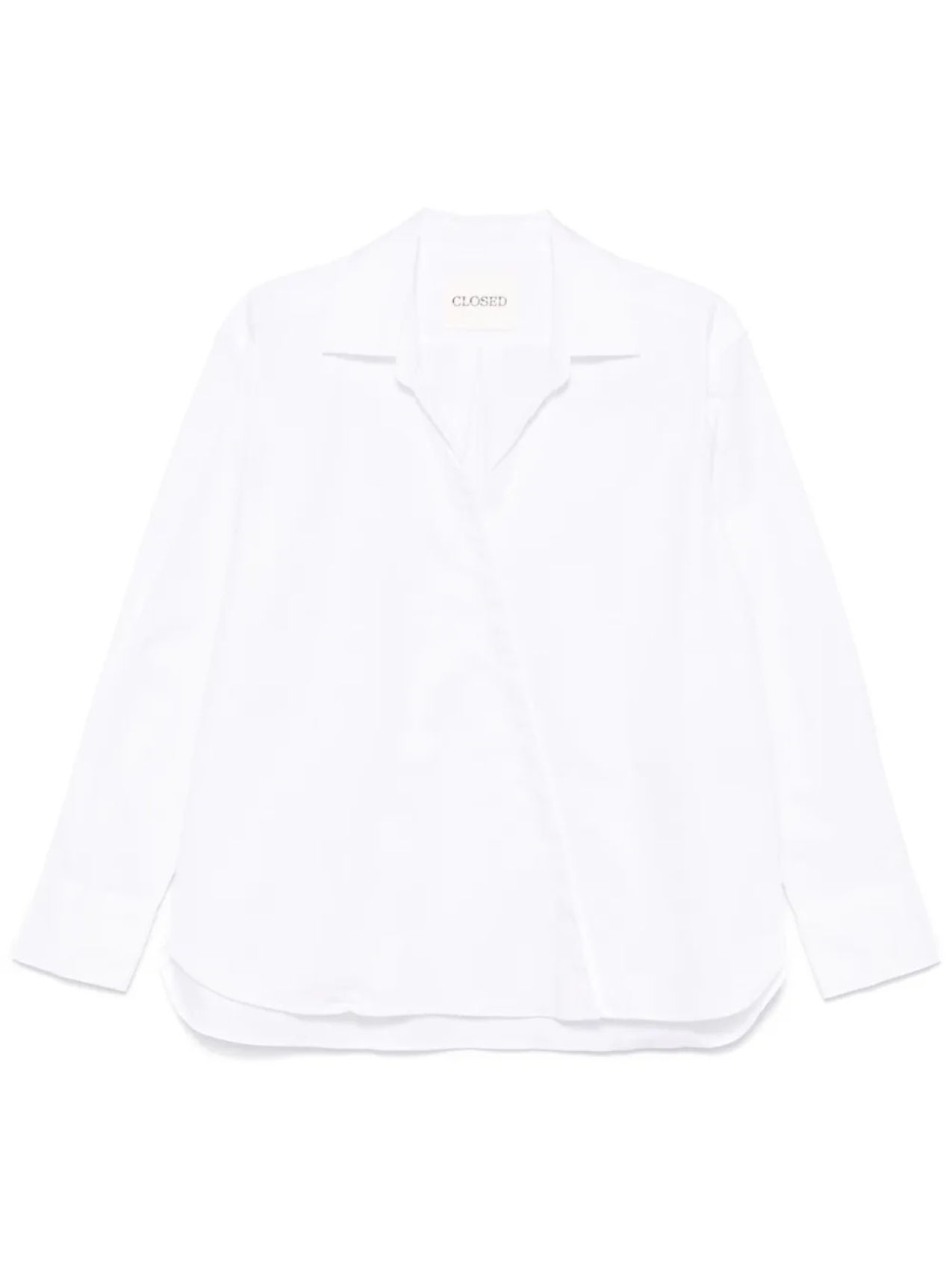 Closed рубашка со смещенной застежкой, белый
Closed рубашка со смещенной застежкой, белый