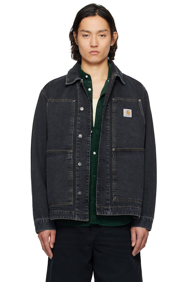 Джинсовая куртка Og double front с двумя карманами Carhartt Work In Progress, черный
Джинсовая куртка Og double front с двумя карманами Carhartt Work In Progress, черный