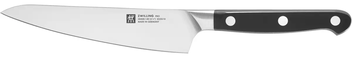 Нож поварской Zwilling "Профи", (1 шт.), длина лезвия 14 см Общая длина 26 см, Длина лезвия 14 см., черный
Нож поварской Zwilling "Профи", (1 шт.), длина лезвия 14 см Общая длина 26 см, Длина лезвия 14 см., черный