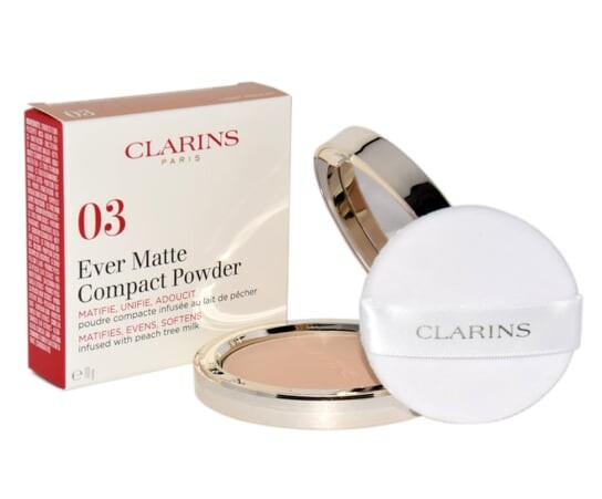Матовая компактная пудра, пудра, 03 Light Medium Clarins, Joli Ever
Матовая компактная пудра, пудра, 03 Light Medium Clarins, Joli Ever