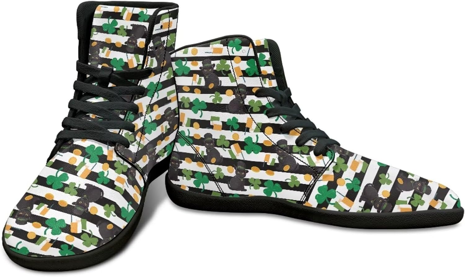 Высокие кроссовки для бега на День святого Патрика - борцовки из ПУ - заземленная обувь для мужчин Watdotory, Ireland's Flag Kitten Design
Высокие кроссовки для бега на День святого Патрика - борцовки из ПУ - заземленная обувь для мужчин Watdotory, Ireland's Flag Kitten Design