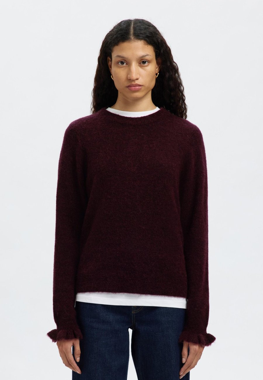 Джемпер Selected Femme SLFLULU FRILL CUFF O NECK, Fig/Brown
Джемпер Selected Femme SLFLULU FRILL CUFF O NECK, Fig/Brown