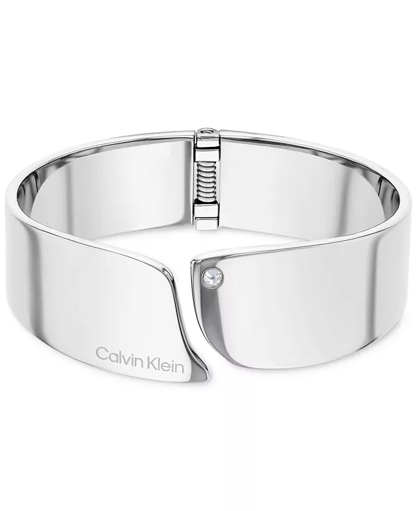 Браслет-Манжета из нержавеющей стали с паве Calvin Klein, silver
Браслет-Манжета из нержавеющей стали с паве Calvin Klein, silver