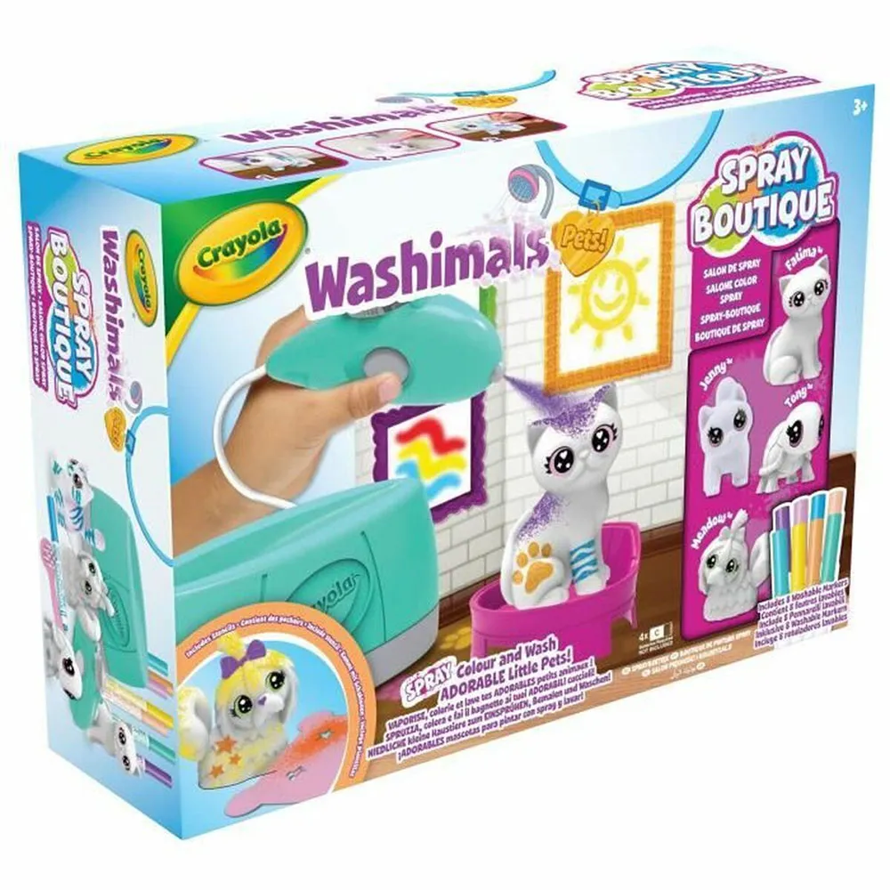 Детская настольная игра Crayola Washimals Spray Boutique With 4 Pets, розовый
Детская настольная игра Crayola Washimals Spray Boutique With 4 Pets, розовый