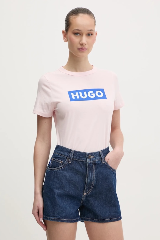 Хлопковая футболка HUGO Blue classic tee_b, розовый
Хлопковая футболка HUGO Blue classic tee_b, розовый