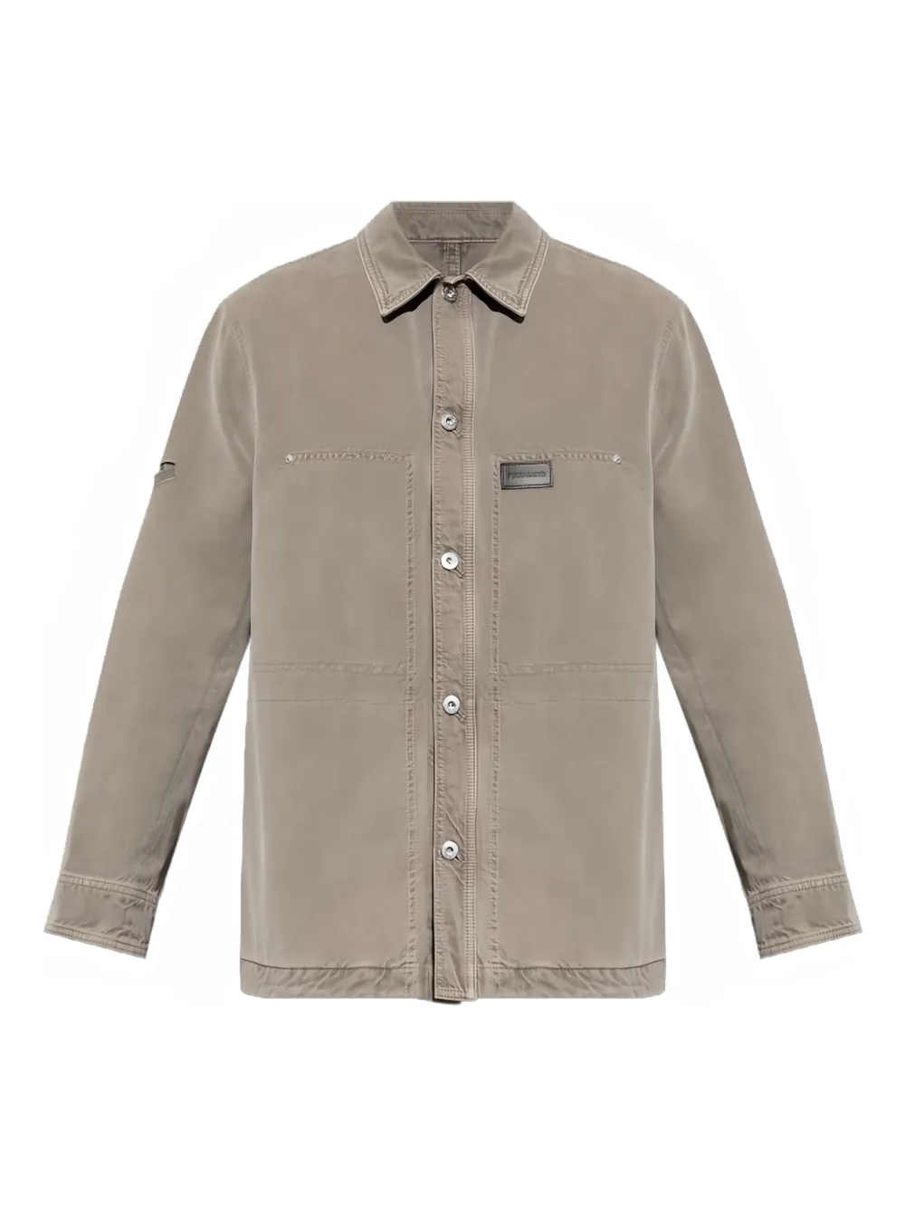 Рубашка с накладными карманами Ferragamo, серый
Рубашка с накладными карманами Ferragamo, серый