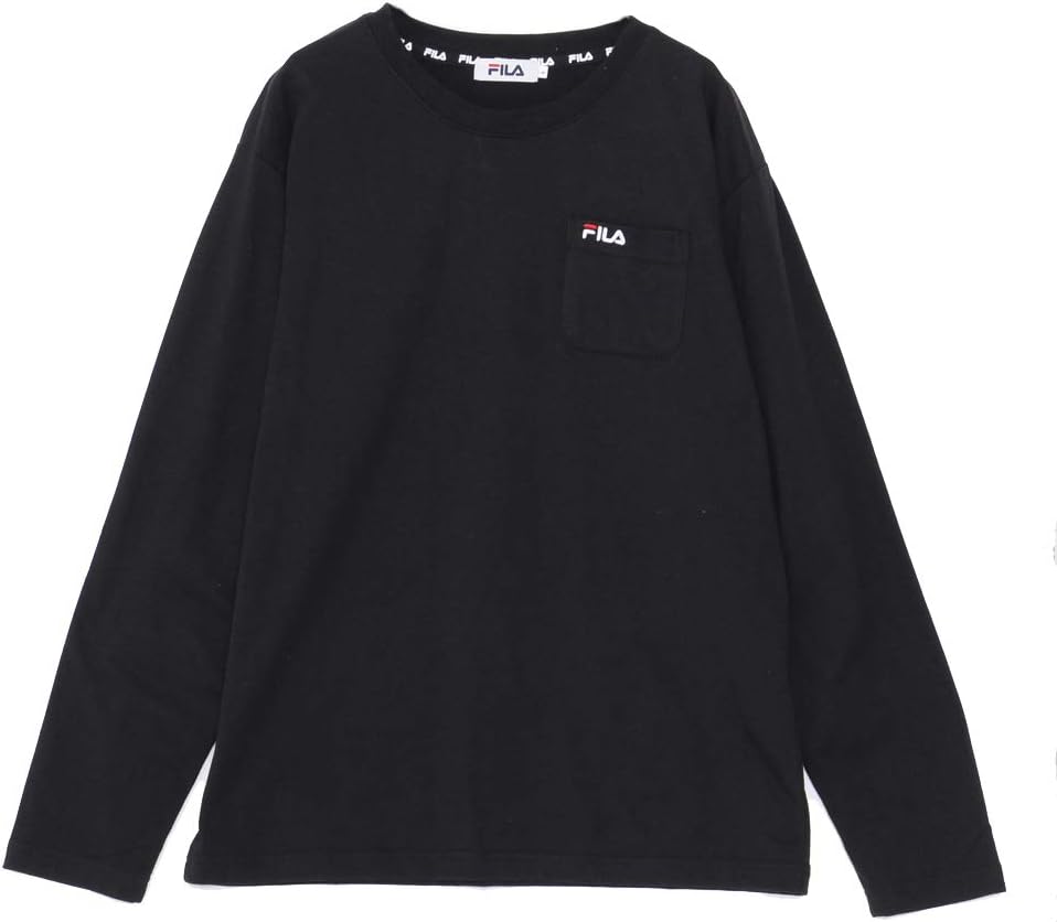 Мужская хлопковая футболка Fila с вышитым логотипом One Point, с карманом, черная
Мужская хлопковая футболка Fila с вышитым логотипом One Point, с карманом, черная