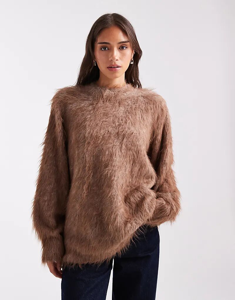 Вязаный джемпер ASOS DESIGN с круглым вырезом и экстремальными ресницами в серо-коричневом цвете
Вязаный джемпер ASOS DESIGN с круглым вырезом и экстремальными ресницами в серо-коричневом цвете