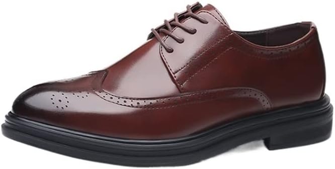 Мужские туфли ZUZALA Oxford с застежкой на шнурках, дерби, с эффектом затемненного носка, с крыльями, низкие, с противоскользящей резиновой подошвой, для вечеринок, коричневый
Мужские туфли ZUZALA Oxford с застежкой на шнурках, дерби, с эффектом затемненного носка, с крыльями, низкие, с противоскользящей резиновой подошвой, для вечеринок, коричневый
