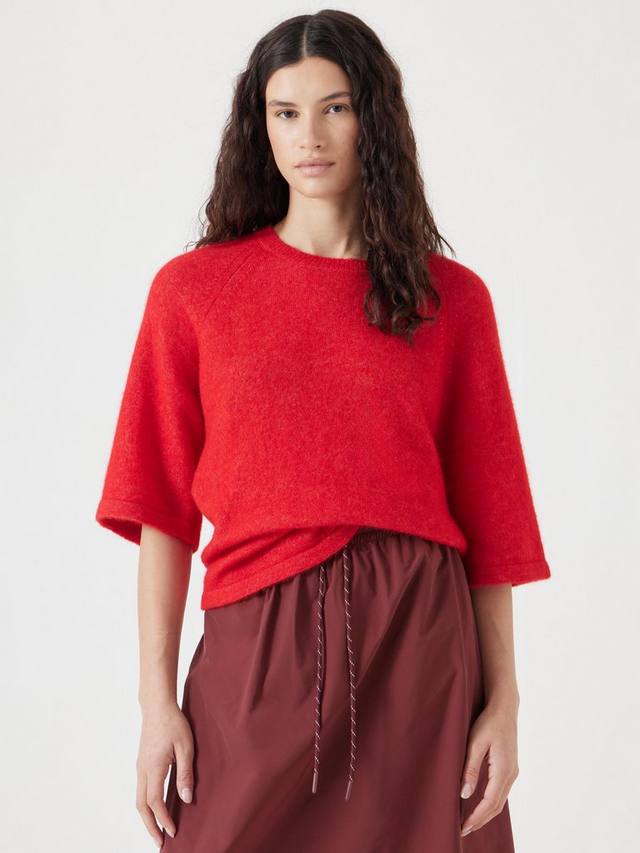 Футболка lucia из богатой шерсти и трикотажа HUSH, цвет Tomato Red
Футболка lucia из богатой шерсти и трикотажа HUSH, цвет Tomato Red