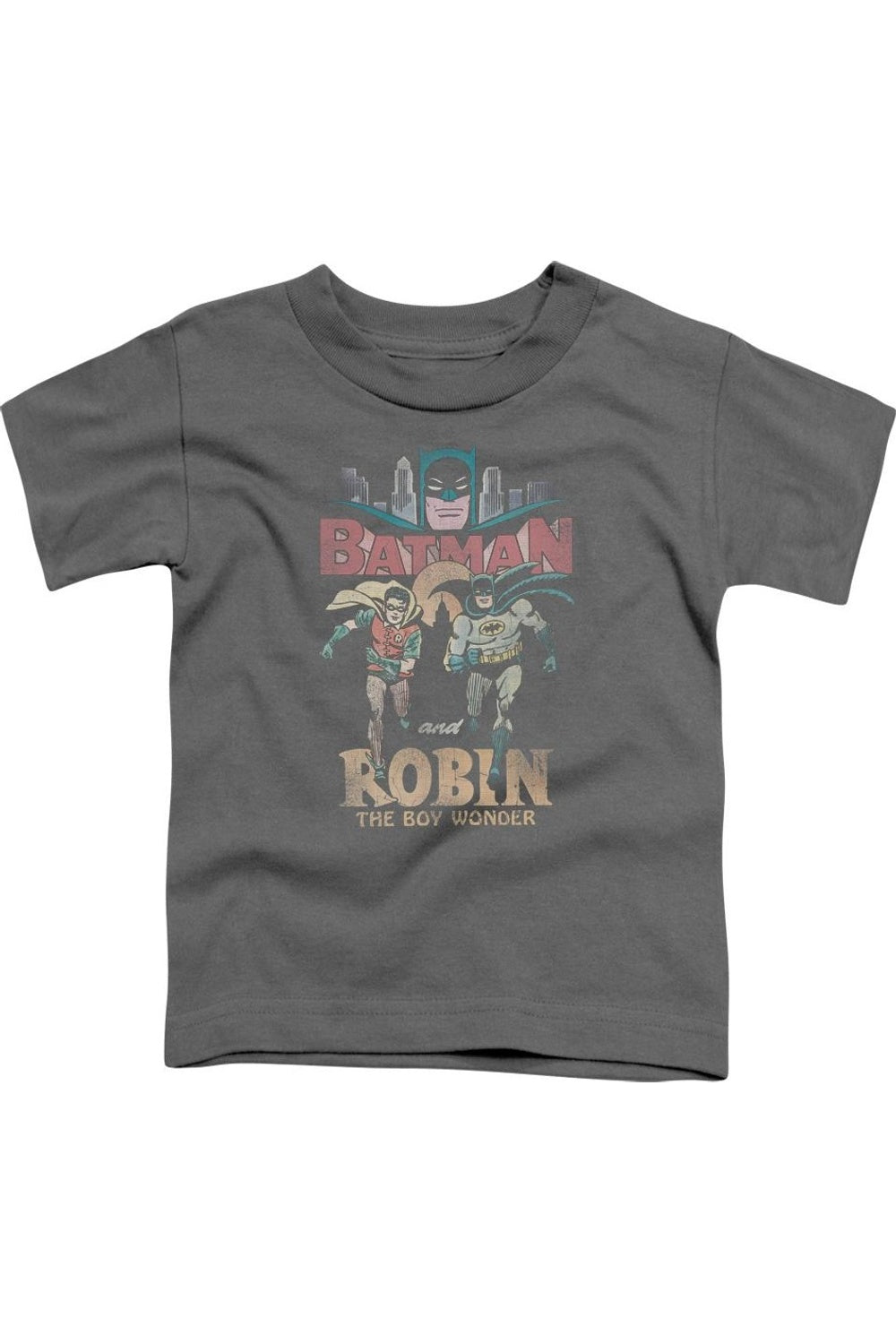 Бэтмен Классика ТВ: детская футболка с коротким рукавом Gildan, Charcoal
Бэтмен Классика ТВ: детская футболка с коротким рукавом Gildan, Charcoal