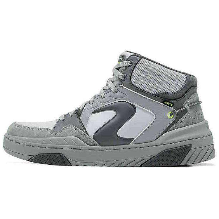 Кроссовки мужские серые средней высоты Skechers, Gray 
Кроссовки мужские серые средней высоты Skechers, Gray