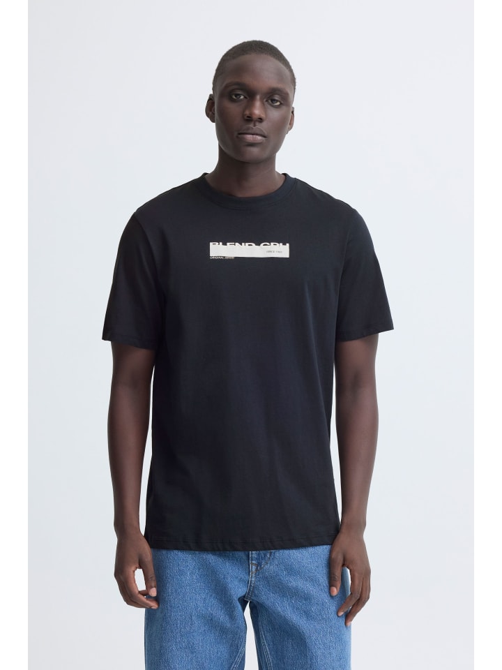 BLEND Футболка с круглым вырезом BHKemuel темно-синего цвета
BLEND Футболка с круглым вырезом BHKemuel темно-синего цвета