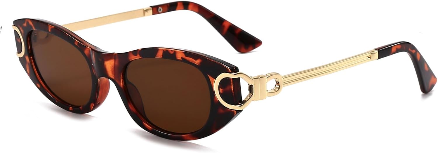 Солнцезащитные очки LJCZKA в стиле ретро, овальные, для женщин, 90-е годы, маленькие, «кошачий глаз», классическая роскошная металлическая оправа, винтажные очки «кошачий глаз», Leopardbrown
Солнцезащитные очки LJCZKA в стиле ретро, овальные, для женщин, 90-е годы, маленькие, «кошачий глаз», классическая роскошная металлическая оправа, винтажные очки «кошачий глаз», Leopardbrown