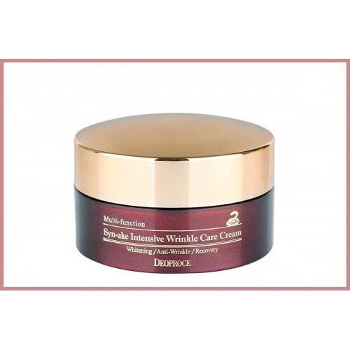 Крем против морщин с пептидом син-аке, 100 г Deoproce
Крем против морщин с пептидом син-аке, 100 г Deoproce