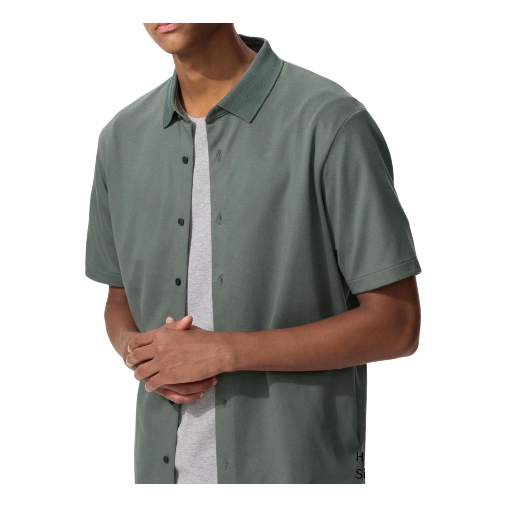 Поло Uniqlo AIRism, темно-зеленый
Поло Uniqlo AIRism, темно-зеленый