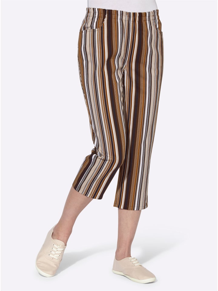 WITT WEIDEN Брюки-капри в темно-коричневую полоску
WITT WEIDEN Брюки-капри в темно-коричневую полоску
