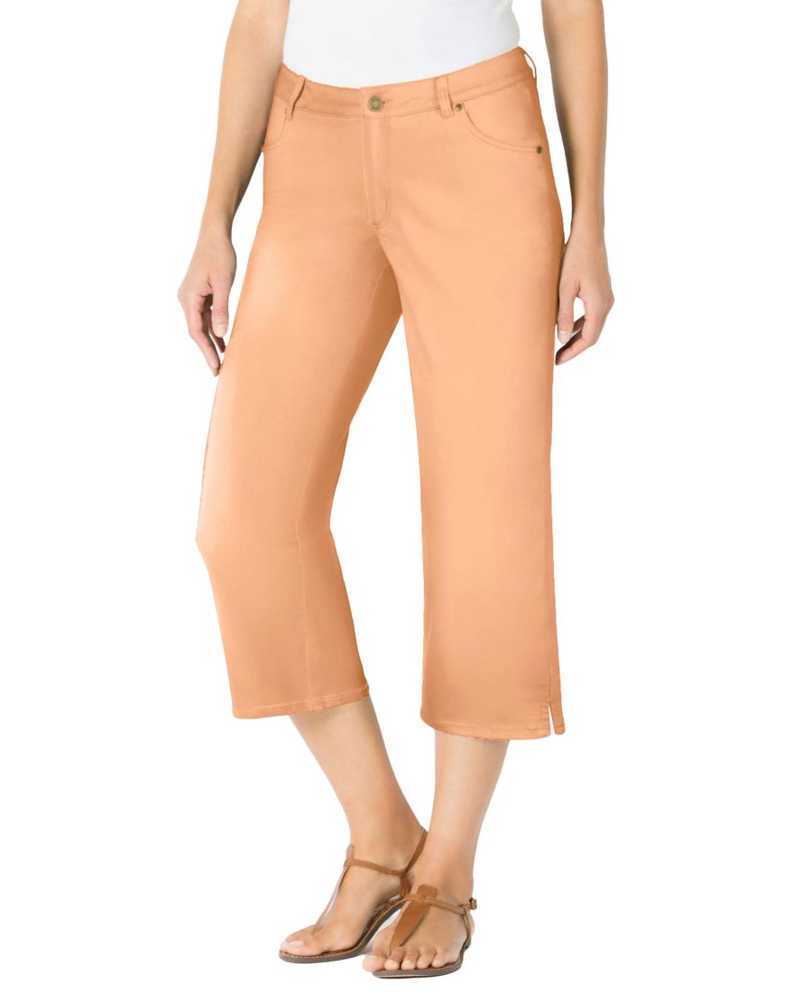 Женские джинсы-капри Within Stretch Denim с пятью карманами Woman Within, Peach fuzz
Женские джинсы-капри Within Stretch Denim с пятью карманами Woman Within, Peach fuzz