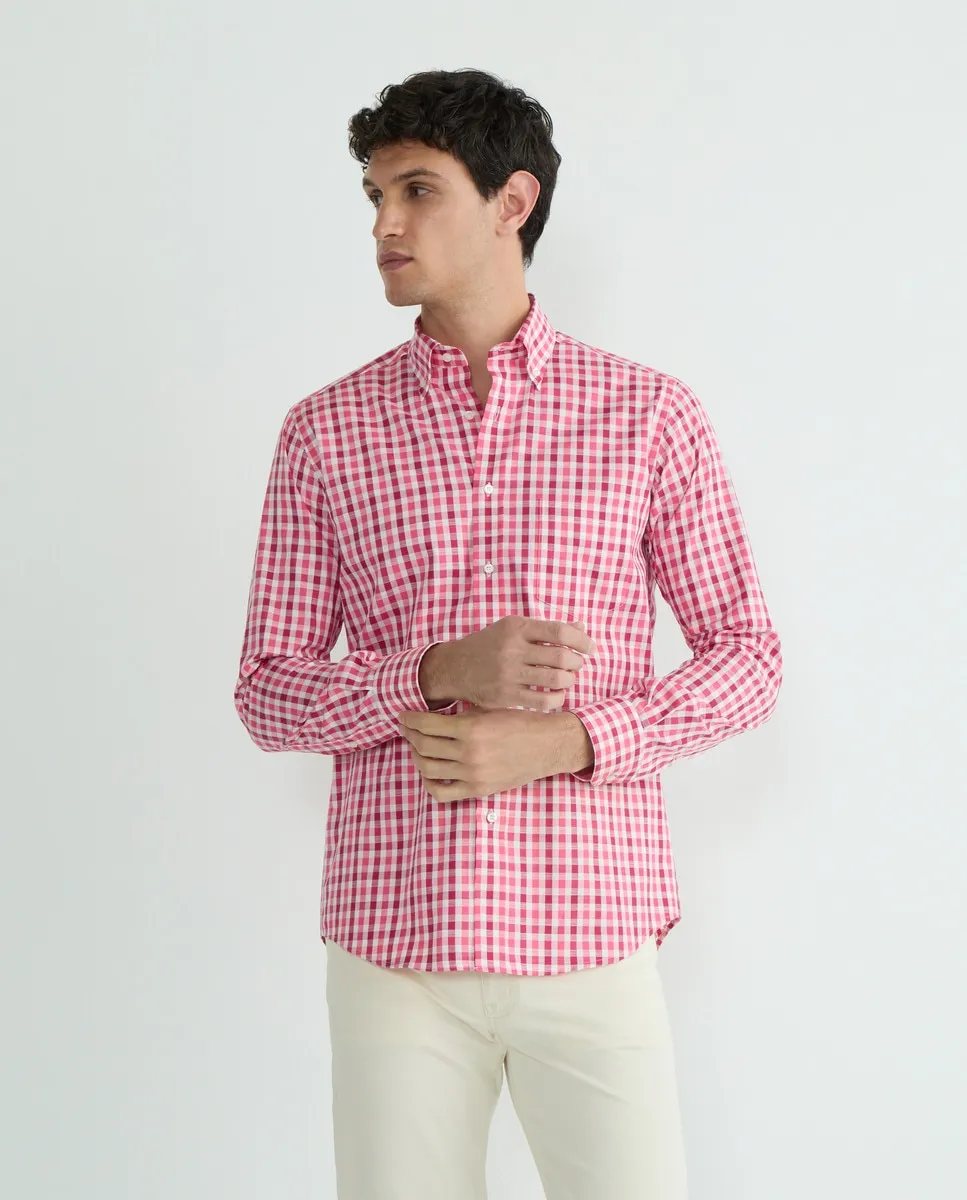 Мужская повседневная рубашка с длинным рукавом Mirto, фуксия
Мужская повседневная рубашка с длинным рукавом Mirto, фуксия