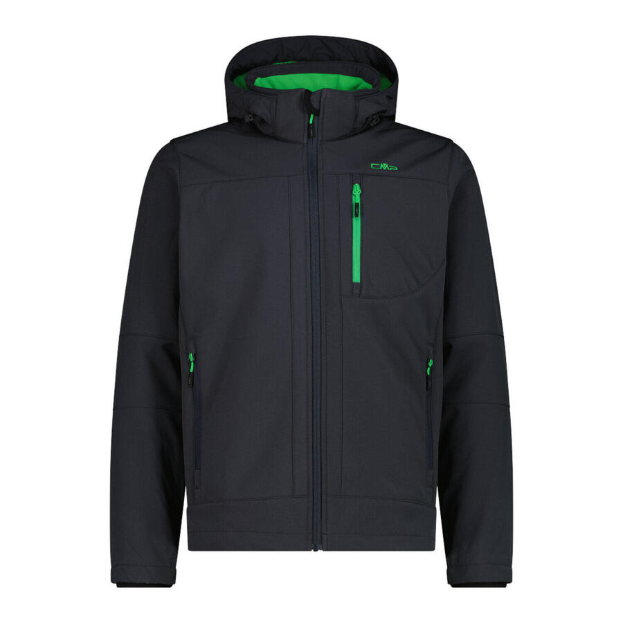 Мужская куртка CMP Softshell с капюшоном и застежкой-молнией 3A01787N
Мужская куртка CMP Softshell с капюшоном и застежкой-молнией 3A01787N