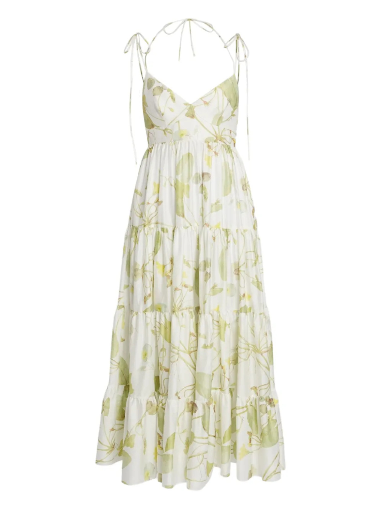 ERDEM платье макси с принтом, белый
ERDEM платье макси с принтом, белый