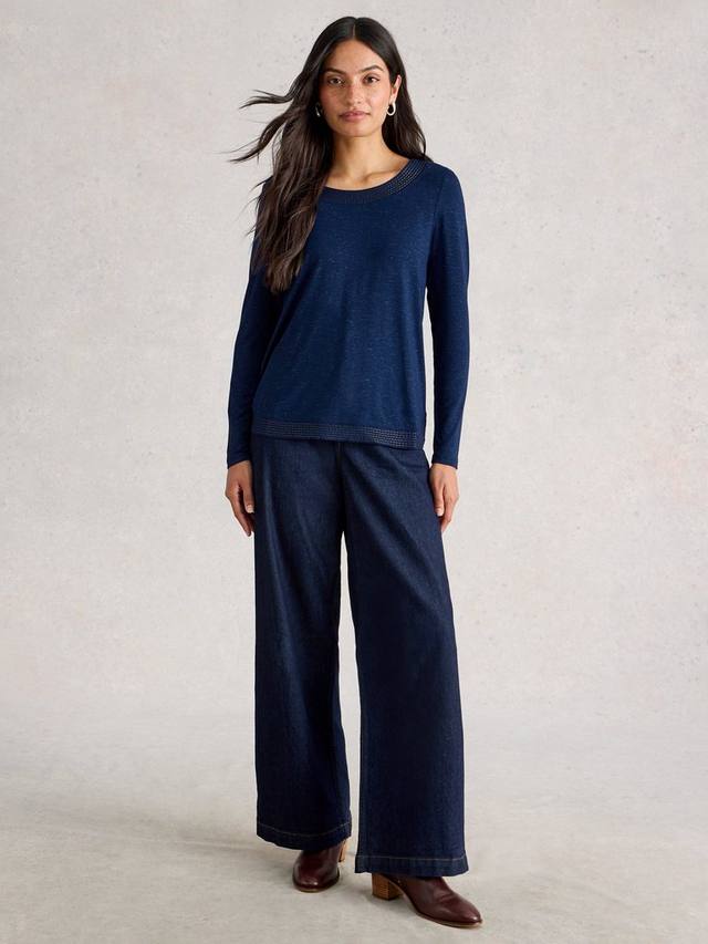 Топ Weaver Sparkle White Stuff, Dark Navy
Топ Weaver Sparkle White Stuff, Dark Navy