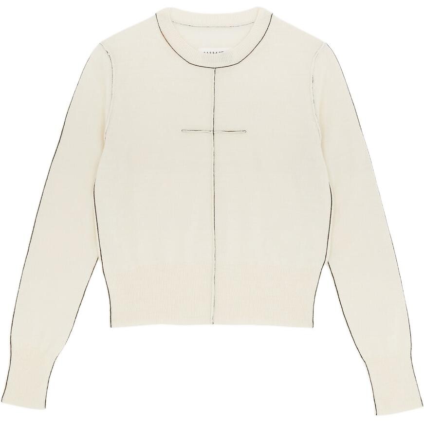 Свитер женский цвета слоновой кости Mm6 Maison Margiela
Свитер женский цвета слоновой кости Mm6 Maison Margiela