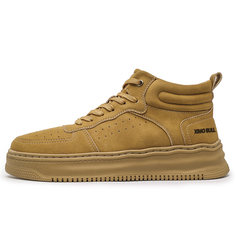 XIMO BULL Антискользящие износостойкие мидтоп скейтборд кроссовки мужские - желто-коричневый, цвет Yellow Brown
XIMO BULL Антискользящие износостойкие мидтоп скейтборд кроссовки мужские - желто-коричневый, цвет Yellow Brown