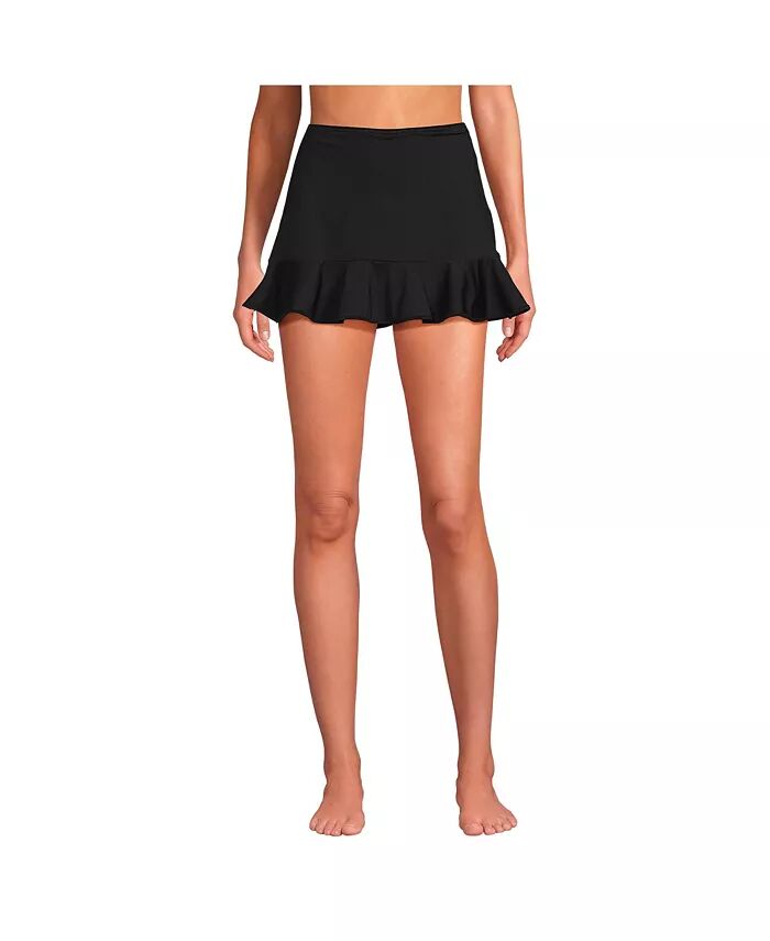 Женская мини-юбка для плавания с оборками Lands' End, черный
Женская мини-юбка для плавания с оборками Lands' End, черный