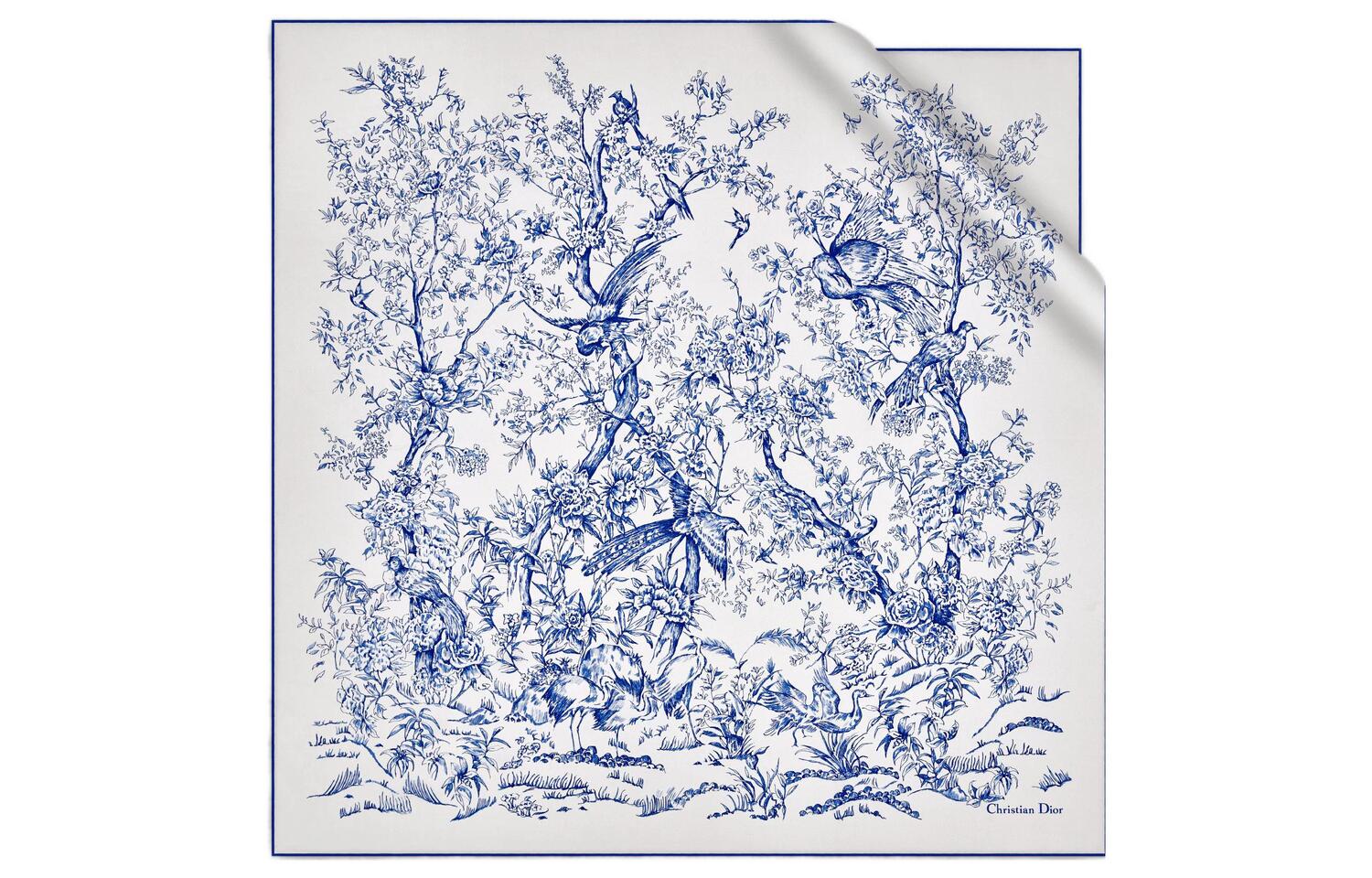 Шёлковый платок DIOR для женщин синий/белый
Шёлковый платок DIOR для женщин синий/белый