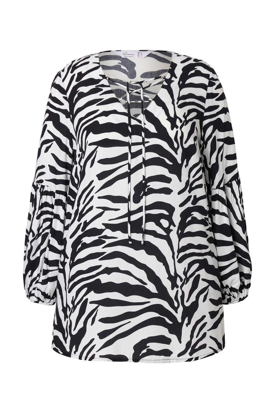 Блузка MIAMODA Blouse, черный/белый
Блузка MIAMODA Blouse, черный/белый