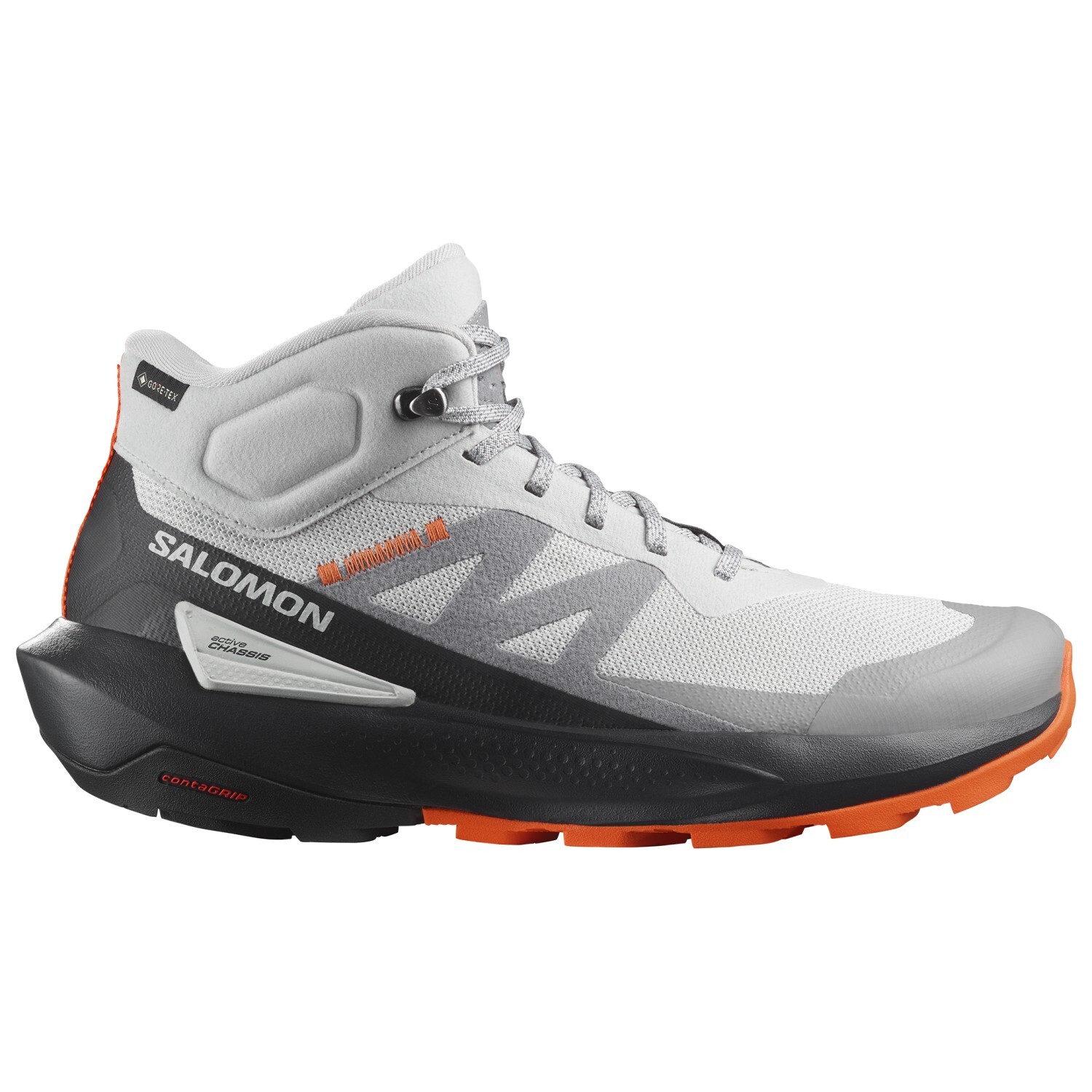 Походная обувь Salomon Elixir Activ Mid GTX, цвет Glacier Gray/Phantom/Dragon Fire
Походная обувь Salomon Elixir Activ Mid GTX, цвет Glacier Gray/Phantom/Dragon Fire