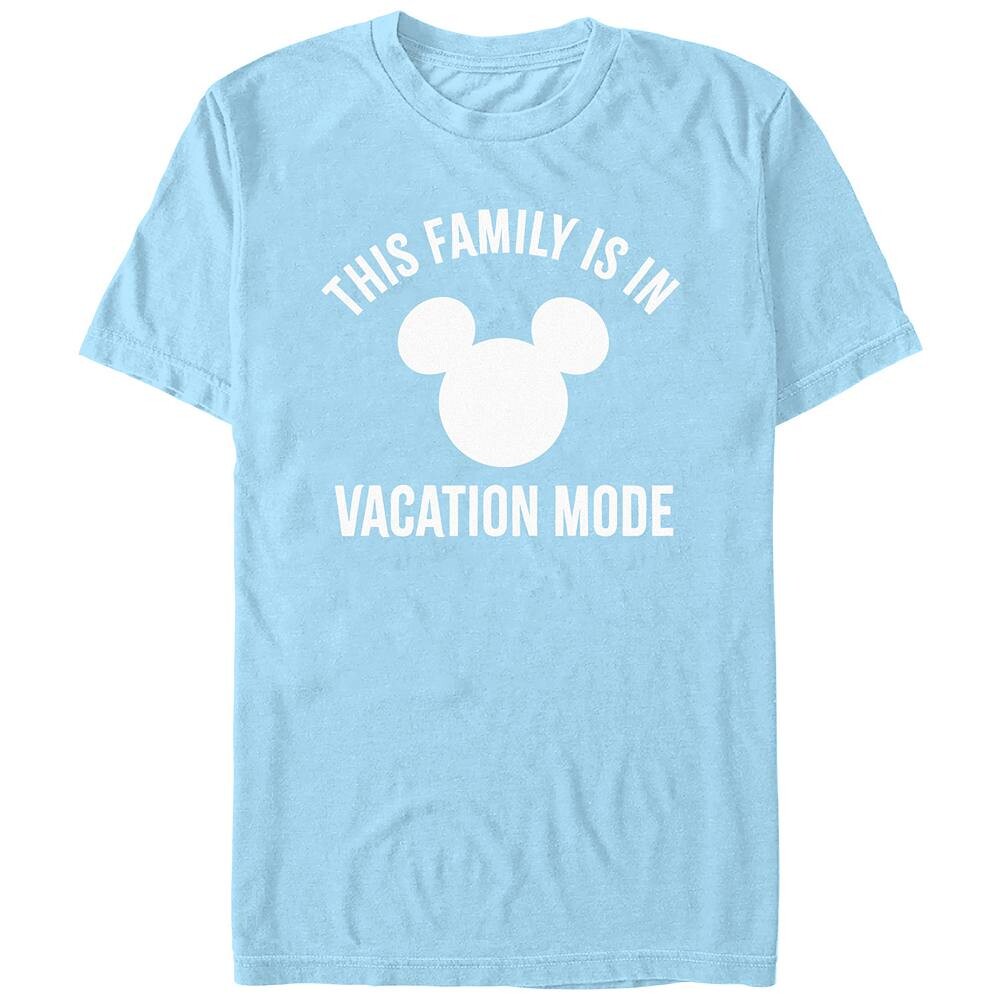 Мужская футболка Disney's This Family Is In Vacation Mode с логотипом Микки Хэда Licensed Character, цвет Light Blue
Мужская футболка Disney's This Family Is In Vacation Mode с логотипом Микки Хэда Licensed Character, цвет Light Blue