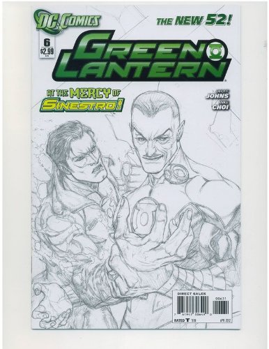 Green Lantern #6 "Doug Mahnke Sketch Variant" (DC COMICS)
Green Lantern #6 "Doug Mahnke Sketch Variant" (DC COMICS)