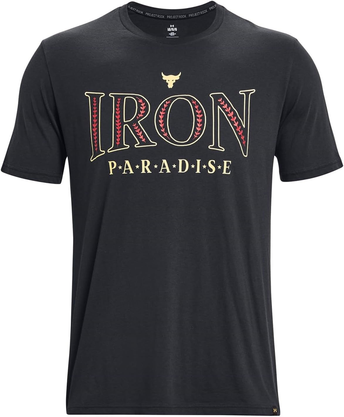 Мужская футболка с коротким рукавом Under Armour Project Rock Iron Paradise, Black/Mesa Yellow
Мужская футболка с коротким рукавом Under Armour Project Rock Iron Paradise, Black/Mesa Yellow