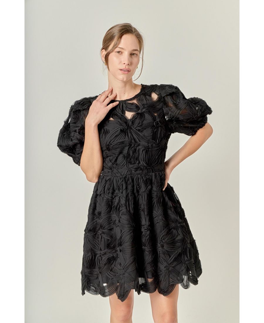 Женское мини-платье с цветочной вышивкой English Factory, Black
Женское мини-платье с цветочной вышивкой English Factory, Black