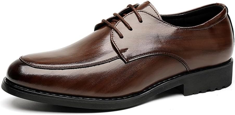 Мужские удобные туфли KYOESCAI, классические деловые туфли-оксфорды на шнурках, коричневый
Мужские удобные туфли KYOESCAI, классические деловые туфли-оксфорды на шнурках, коричневый