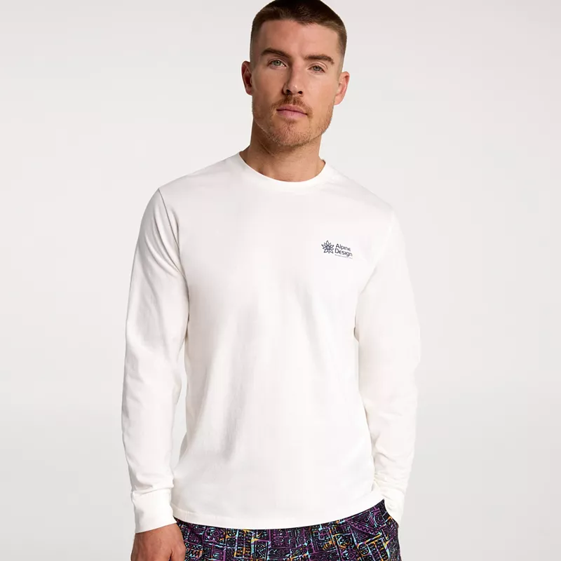 Мужская футболка с логотипом Alpine Design с длинными рукавами, цвет White Marble
Мужская футболка с логотипом Alpine Design с длинными рукавами, цвет White Marble
