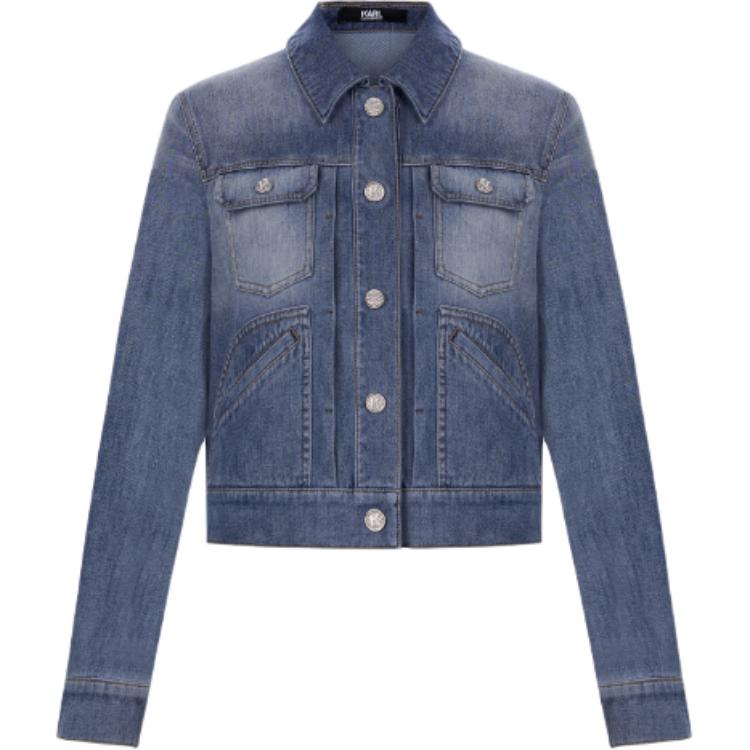 KARL LAGERFELD / Karl Lagerfeld Jeans Джинсовая куртка KARL LAGERFELD SS25, Blue 
KARL LAGERFELD / Karl Lagerfeld Jeans Джинсовая куртка KARL LAGERFELD SS25, Blue