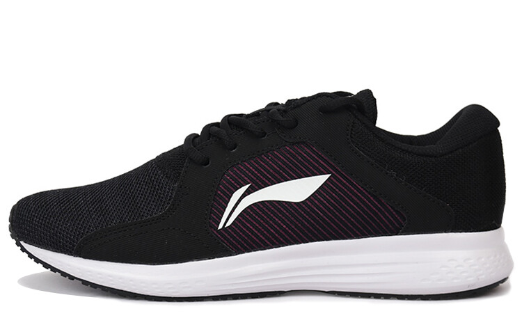 Кроссовки женские с низким верхом, черные/красные Lining 
Кроссовки женские с низким верхом, черные/красные Lining