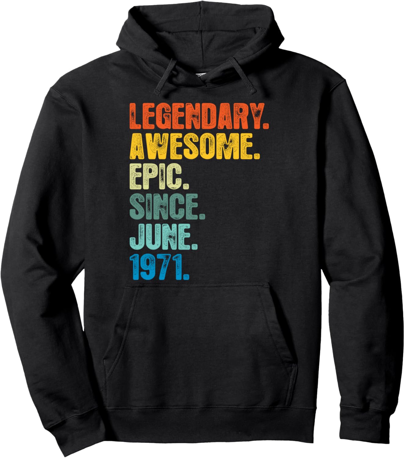 Ретро-толстовка Legendary T-Shirt Since June 1971 50th Hoodie, черная (black 19-3911tcx), размер S Retro Epic Shirt Store Since June 1971
Ретро-толстовка Legendary T-Shirt Since June 1971 50th Hoodie, черная (black 19-3911tcx), размер S Retro Epic Shirt Store Since June 1971