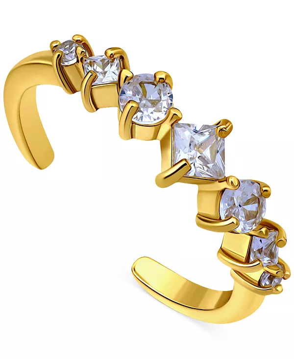 Кольцо для пальца ноги с регулируемым кольцом из кубического циркония смешанной огранки, покрытое 18-каратным золотом (также из стерлингового серебра), эксклюзивно в Macy's Giani Bernini, gold
Кольцо для пальца ноги с регулируемым кольцом из кубического циркония смешанной огранки, покрытое 18-каратным золотом (также из стерлингового серебра), эксклюзивно в Macy's Giani Bernini, gold